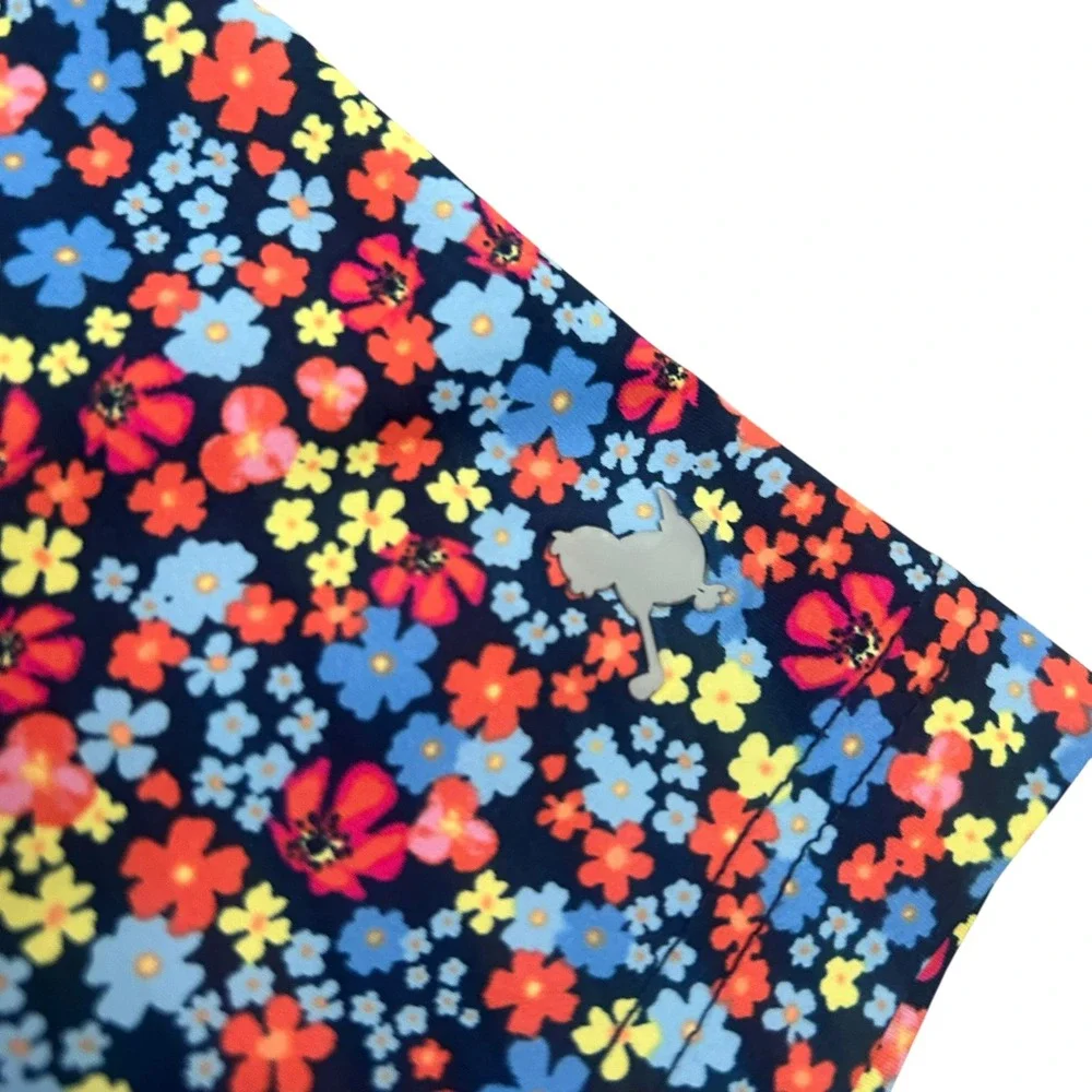Birdie Bound Golf Polo Shirt All Over Floral Print Mens 2XL Stretch Performance - Picture 5 of 7